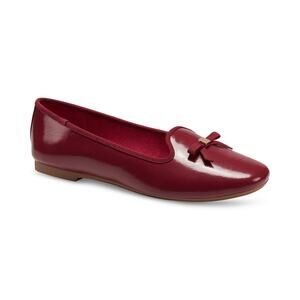 Charter Club Women s Kimii Deconstructed Loafers Shoes, Red Patent Size 12M